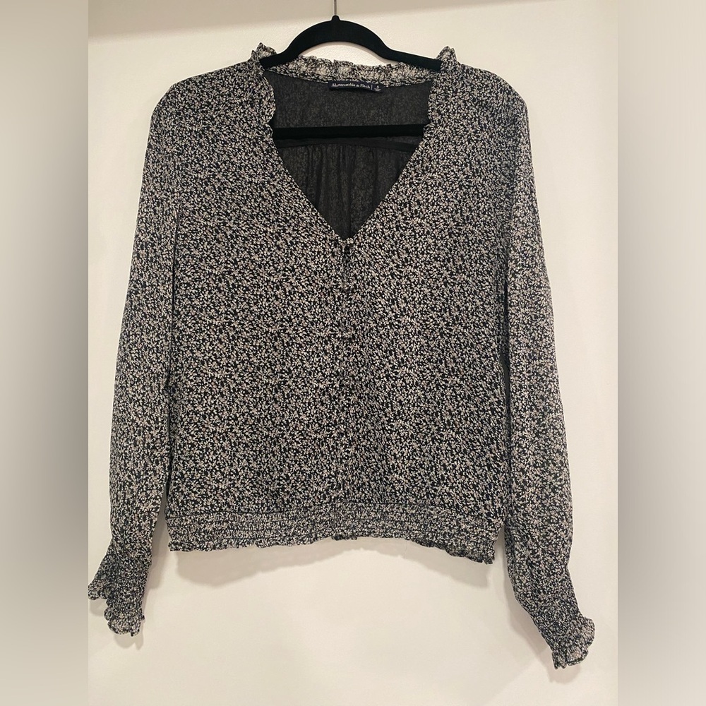 Abercrombie long sleeve blouse